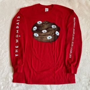 THE WOMBATS Band Graphic Long Sleeve M